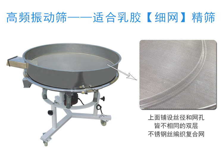 乳膠高頻振動篩